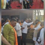 विधायक लक्ष्मीराज सिंह ने संपर्क मार्ग का किया शिलान्यास