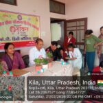 राष्ट्रीय सेवा योजना के शिविर में महिला स्वास्थ्य के तहत कराई गई जांच