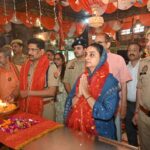 श्री नव दुर्गा शक्ति मंदिर की व्यवस्थाओं का डीएम व एसएसपी ने लिया जायजा