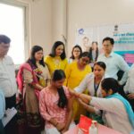 एक हजार से अधिक बालिकाओं के लगी एचपीवी वैक्सीन