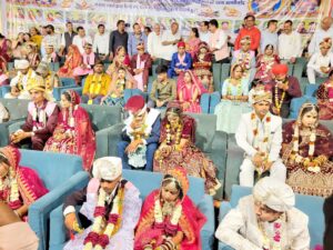 39 निर्धन जोड़ों का सामूहिक विवाह संपन्न
