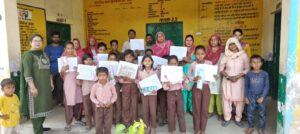 प्राथमिक विद्यालय जवां में मेधावी छात्र छात्रों का हुआ सम्मान