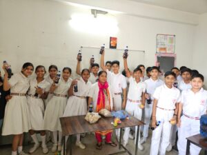 जै़निथ पब्लिक स्कूल में न्यू एडमिशन विद्यार्थियों के लिए इंट्रो पार्टी का भव्य आयोजन