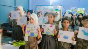 एमआईएस पब्लिक स्कूल में मनाया वर्ल्ड अर्थ डे