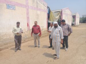 गौशालाओं के नोडल अधिकारियों द्वारा किया गया निरीक्षण