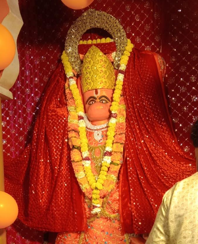 श्री संकट मोचन हनुमान मंदिर की 28वीं वर्षगांठ धूमधाम से मनाई गई