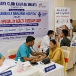 रोटरी क्लब खुर्जा शक्ति द्वारा हेल्थ चेक-अप कैम्प का आयोजन