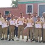 पब्लिक इंटर कालिज की मलखम्भ टीम ने लहराया परचम