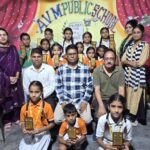 एवीएम विधालय में कहानी प्रतियोगिता का आयोजन