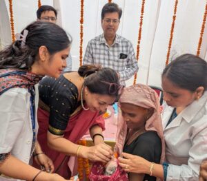 नगर पालिका अध्यक्षा ने पल्स पोलियो अभियान का किया शुभारंभ