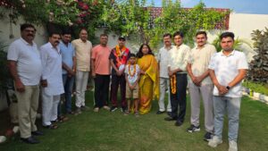 मिनी गोल्फ खिलाड़ी को रंजना सिंह ने किया सम्मानित