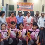 38 वीं प्रांतीय खेलकूद प्रतियोगिता का भव्य समापन