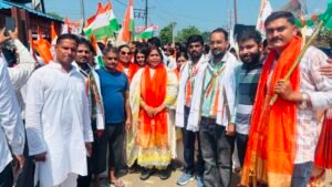 हर घर तिरंगा यात्रा में उमडा जनसैलाब