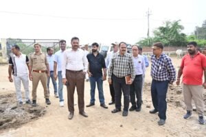 डीएम ने किया गौशाला का निरीक्षण