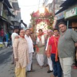 श्री गणेश चतुर्थी महोत्सव समिति ने निकाली भव्य शोभायात्रा