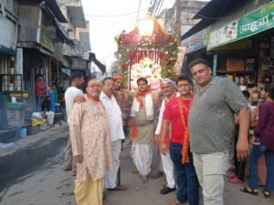श्री गणेश चतुर्थी महोत्सव समिति ने निकाली भव्य शोभायात्रा
