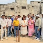 जनपद स्तरीय क्रिकेट प्रतियोगिता का हुआ शुभारंभ