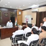 मान्यता प्राप्त राष्ट्रीय / राज्यीय राजनैतिक दलों के साथ बैठक आहूत