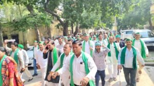 भाकियू महाशक्ति ने नायब तहसीलदार व तहसील प्रशासन पर लगाया भ्रष्टाचार का आरोप